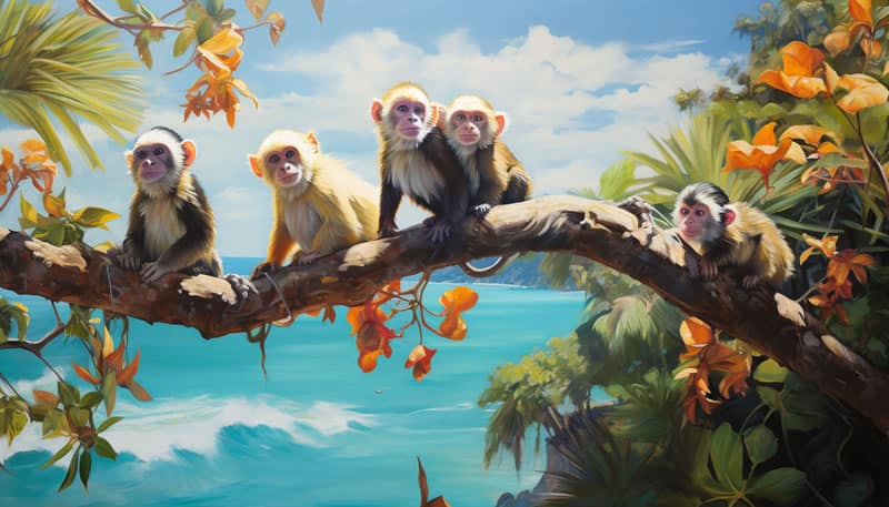 Central America real estate artwork