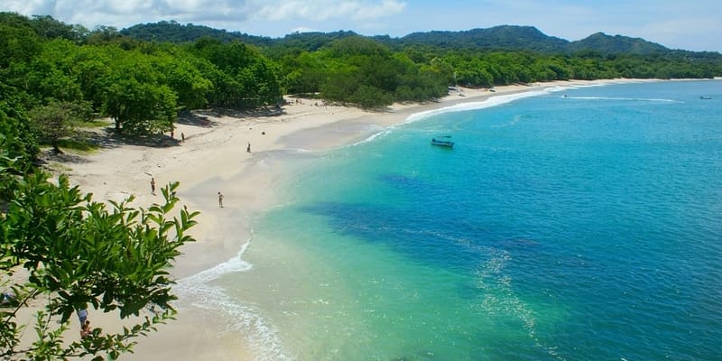 Beautiful beach in Costa Rica