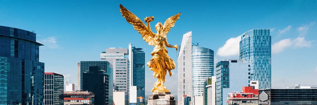 Independence monument in Mexico City