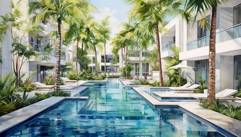 Caribbean condos for sale artwork