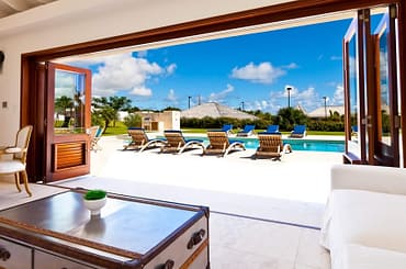 Ultra-luxury beachfront home for sale, Little Harbour, Anguilla - living room